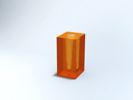 VASO Quadrado com Cone Nº 01 VASO Quadrado com Cone Nº 01